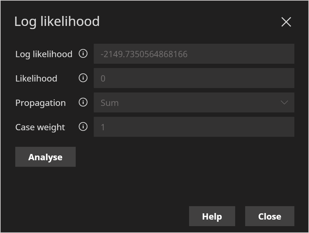 Waste network | Single log-likelihood query