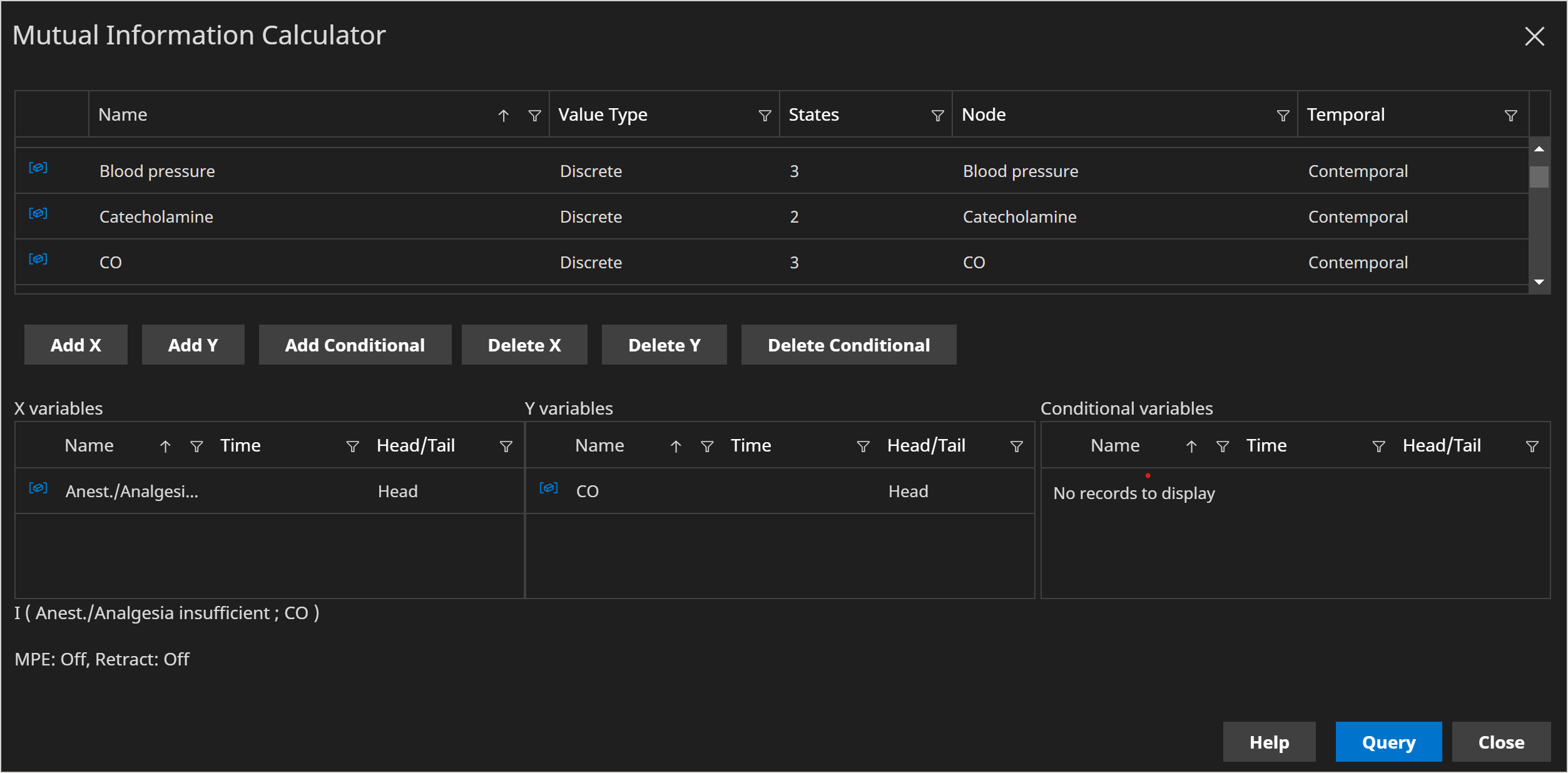 Mutual Information Calculator