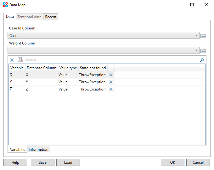 Missing data - fill missing data map